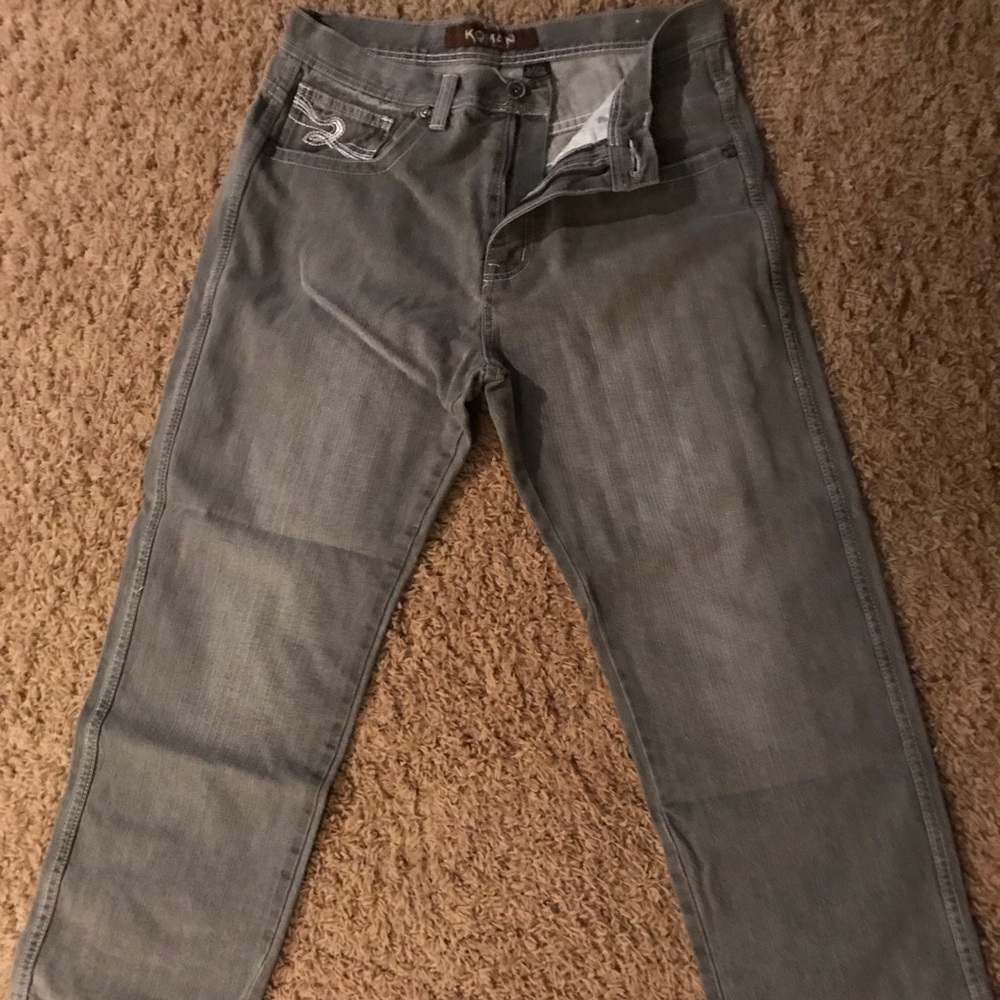 Men’s Gray Koman Jeans size 34x30...NWOT!!